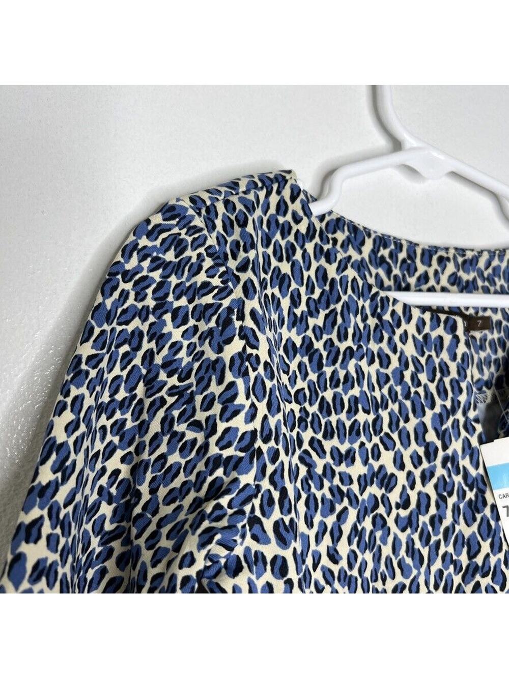 J McLaughlin Girls Leopard Print Shift Dress Size 7 Classic Style